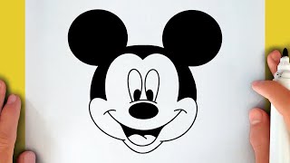 HOW TO DRAW MICKEY MOUSE