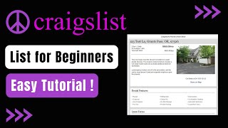 How to List on Craigslist for Beginners !