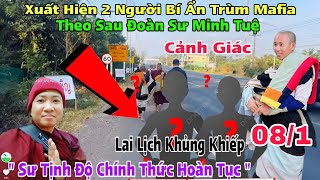 Hai người bí ẩn xuất hiện sau đoàn Sư Minh Tuệ và \