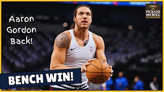 Aaron Gordon back! Nuggets Bench Sparks big win over Dallas Mavericks | PIckaxe and Roll