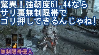 ダークソウル3 サリ裏侵入 驚異！強靭度61.44ならサリ裏無制限地でゴリ押しできるんじゃね   DARK SOULS III