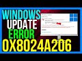 How to FIX Windows Update Error 0x8024A206 in Windows 10/11 (2024)