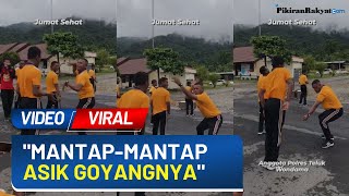 Video Viral! Goyangan Dua Polisi Papua Menghibur Warganet: Susah Kalau Se-frekuensi Udah Ketemu