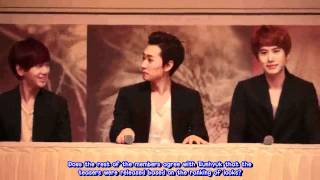 Super Junior - 120703 Press Conference Part 1 (eng subbed)