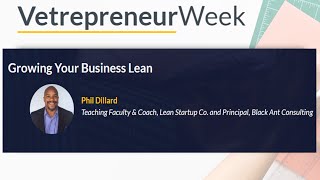 Growing Your Business Lean with Phil Dillard