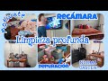 💠 LIMPIEZA PROFUNDA DE LA RECAMARA 🧹💪. DEPURACION Limpieza antes de navidad #motivateconmigo