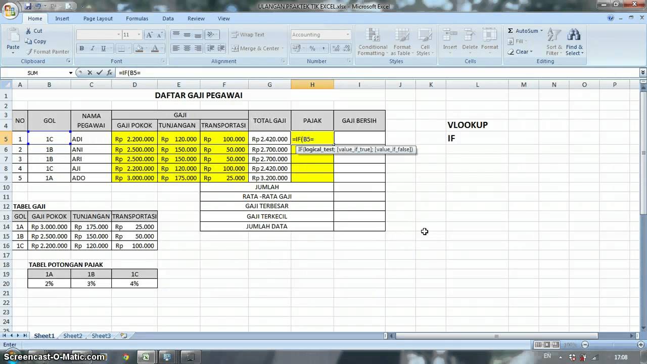 Rumus Koreksi Pilihan Ganda 20 Soal Excel – Excel Dan Rumus Kimia