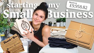 Starting my Small Business: online business tips + packaging orders for Etsy Shop