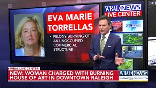 Woman charged in fire that burned down Raleigh bar