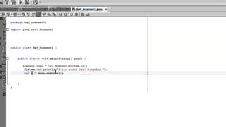 Java Tutorial #3 - Eingabe per Scanner