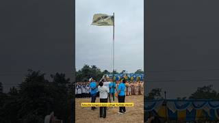 Annual sports day⛹️‍♂️👌#kamgaon#junior#college#shortsfeed#shorts#short#annual#sports#sports#day#flag