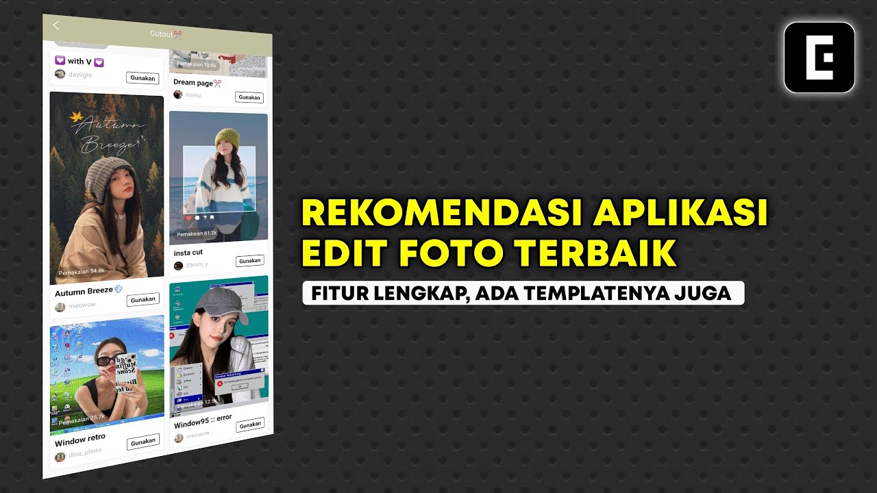 Rekomendasi Aplikasi Edit Foto Terbaik Di HP Android - YouTube