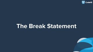 JavaScript Break Statement