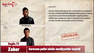 Suraxanı polisi silsilə əməliyyatlar keçirdi