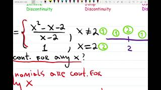 1.5 Continuity - piecewise function example and Intermediate Value Theorem