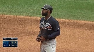 ATL@SD: Heyward moves into scoring position in 5th