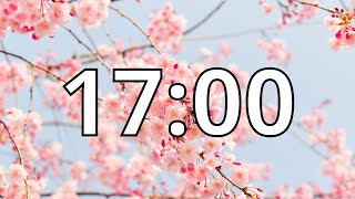 17 Minutes Timer with Music | Cherry Blossom Timer