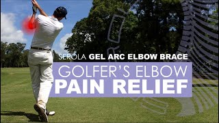 Serola Gel Arc Elbow Brace: Medial Epicondylitis (Golfer's Elbow)