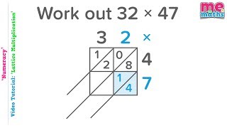 Lattice (Chinese) Multiplication - Tutorial / Revision (1080p HD)