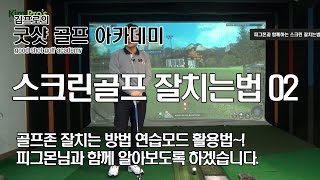 스크린(골프존) 골프 잘치는 법 - 연습장 모드 활용하기 with 피그몬 #002