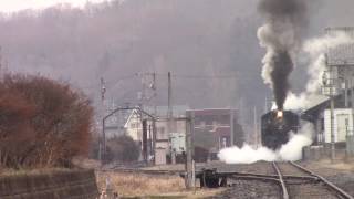 SLもおか　C11 325 茂木駅発車