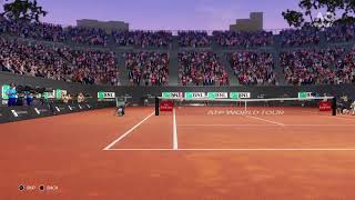 I. Świątek vs B. Pera [Roma 24]| 1/32 Final | AO Tennis 2 Gameplay #aotennis2 #AO2