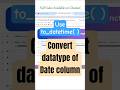 Convert the datatype into DateTime format #python #pandas #datetime