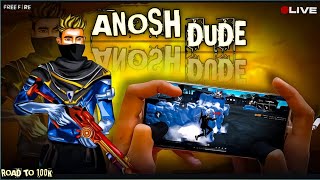 Free Fire Live | Anosh Dude | Free Fire Live Malayalam