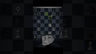 Forced to Step on Knight Fork! #chess #brilliant #knight #mate