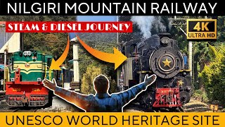 🟢 OOTY | NILGIRI MOUNTAIN RAILWAY | MTP to UAM JOURNEY VLOG | ⛰️SCENIC LANDSCAPES | INDIAN RAILWAYS