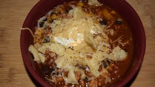 Easy Wintertime Sweet \u0026 Spicy Turkey Chili