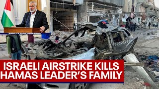 Israel-Hamas war: Deadly Israeli airstrike kills Hamas leader's sons & grandkids | LiveNOW from FOX