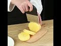 Potato Chip Slicer Dough Vegetable Fruit Crinkle Wavy Slicer Knife Potato Cutter Cho