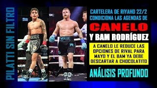 Análisis: Cartelera de Riyadh cambia las opciones de Canelo Alvarez y Bam Rodriguez