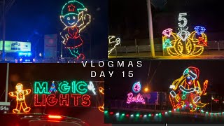 Magic of Lights Gillette Stadium | Vlogmas Day 15 Holiday Drive-Through Experience