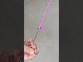 super simple fishing hook knot method