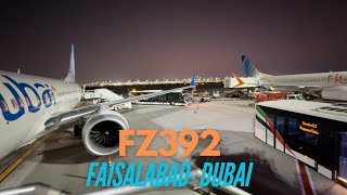 Cinematic 4K - FlyDubai FZ392 - Faisalabad (LYP) ✈︎ Dubai (DXB) - Economy  - Trip Report - 737 MAX 8