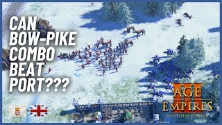 Can Brits beat Port??? [AOE3] | KACPER(SR) (Rank 4) Vs ChefSudiste (Rank 20)