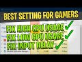 How to fix High CPU And Low GPU Usage While Gaming on PC