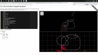 First CNC Project 4 Checking G code