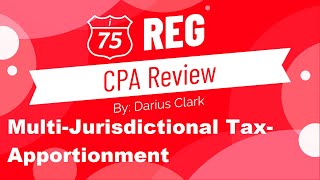 CPA REG Exam-Multi Jurisdictional Tax-Apportionment of business income state tax-double weighting.