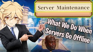 What Players Do When Genshin Impact 2.2 Is Under Maintenance!