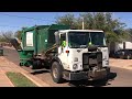 Fast Autocar WX Heil Python Garbage Truck Rolling Coal On Recycling