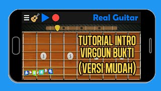 Tutorial Real Guitar Intro Virgoun Bukti (Versi Mudah)