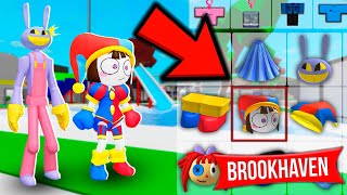 TURNING INTO The Amazing Digital Circus CHARACTERS In Roblox Brookhaven!