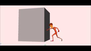 pushing animation blocking