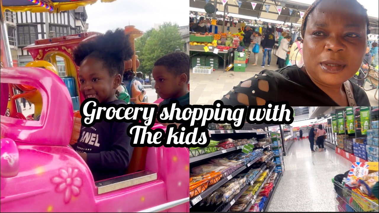 Grocery Shopping With The Kids Youtube