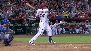 LAD@ARI: Goldy hammers a two-run shot off Wood