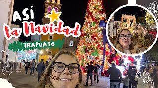 #vlogmass   centro de irapuato esta todo como una viñpa navideña