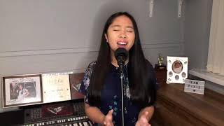 Justine Afante sings again "Never Enough" Full Cover Video(The Voice Kids UK Winner 2020)